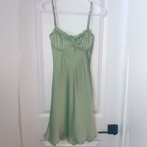 Princess Polly green dress